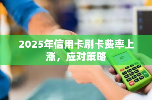 2025年信用卡刷卡费率上涨，应对策略