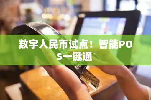 数字人民币试点！智能POS一键通 