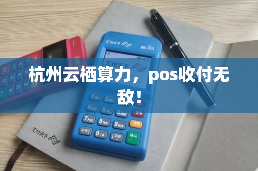 杭州云栖算力，pos收付无敌！