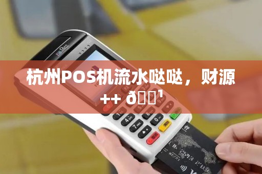 杭州POS机流水哒哒，财源++ 💹