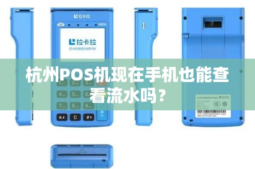 杭州POS机现在手机也能查看流水吗？