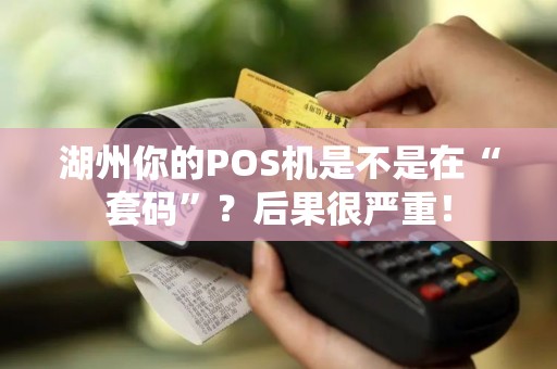 湖州你的POS机是不是在“套码”?后果很严重! 湖州你的POS机是不是在“套码”?后果很严重!