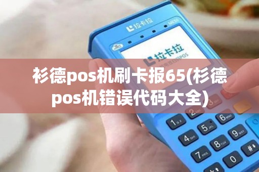 衫德pos机刷卡报65(杉德pos机错误代码大全)