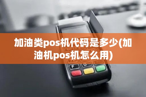 加油类pos机代码是多少(加油机pos机怎么用)