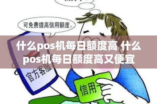 什么pos机每日额度高 什么pos机每日额度高又便宜