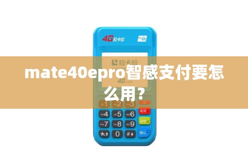 mate40epro智感支付要怎么用？