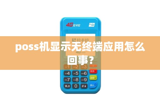 poss机显示无终端应用怎么回事？