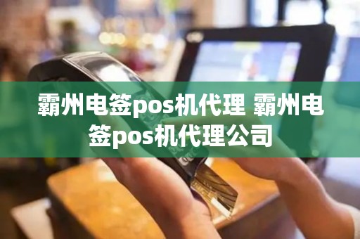 霸州电签pos机代理 霸州电签pos机代理公司