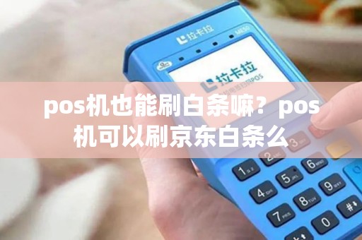 pos机也能刷白条嘛？pos机可以刷京东白条么