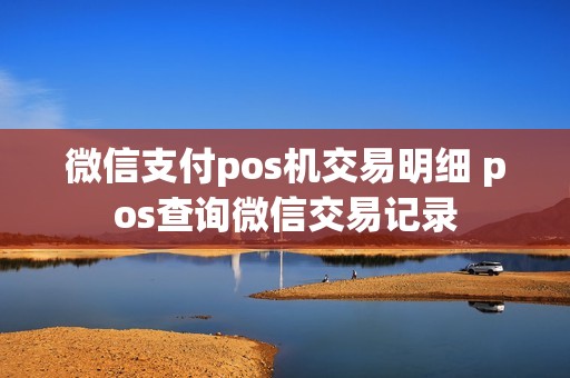 微信支付pos机交易明细 pos查询微信交易记录