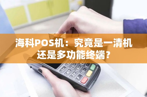 海科POS机：究竟是一清机还是多功能终端？