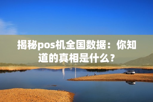 揭秘pos机全国数据：你知道的真相是什么？