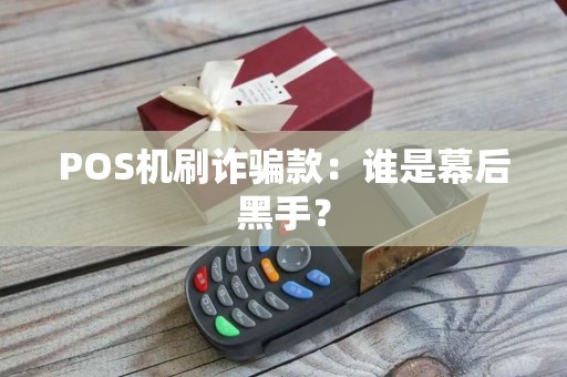 POS机刷诈骗款：谁是幕后黑手？
