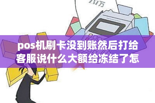 pos机刷卡没到账然后打给客服说什么大额给冻结了怎么办