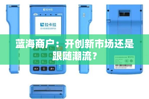 蓝海商户：开创新市场还是跟随潮流？