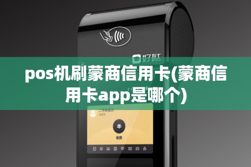 pos机刷蒙商信用卡(蒙商信用卡app是哪个)