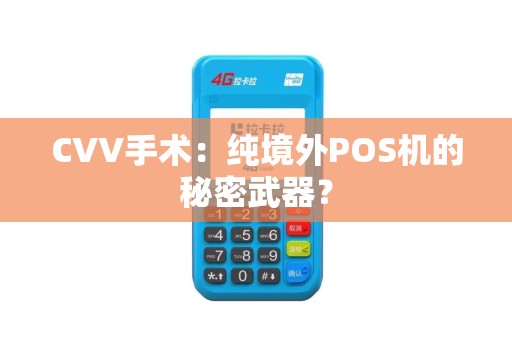 CVV手术：纯境外POS机的秘密武器？