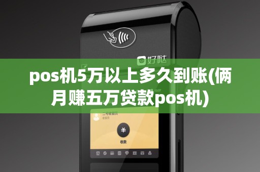 pos机5万以上多久到账(俩月赚五万贷款pos机)