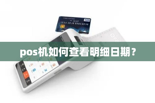 pos机如何查看明细日期？