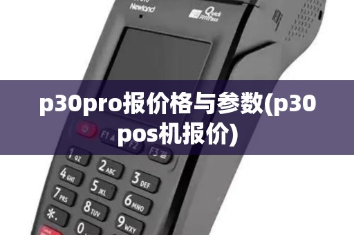 p30pro报价格与参数(p30pos机报价)