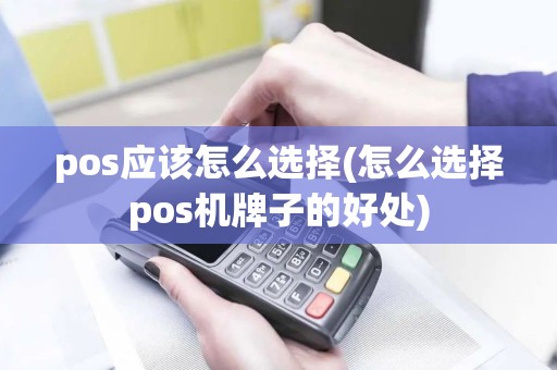 pos应该怎么选择(怎么选择pos机牌子的好处)