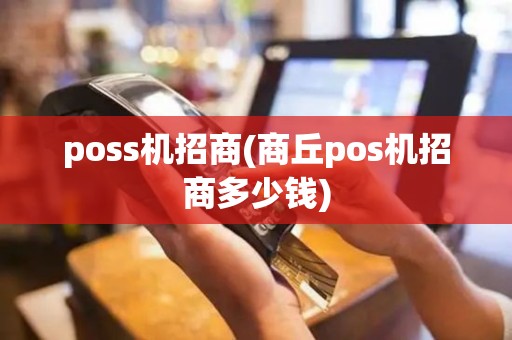 poss机招商(商丘pos机招商多少钱)