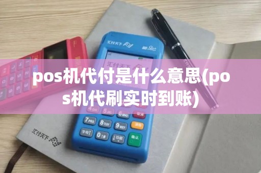 pos机代付是什么意思(pos机代刷实时到账)