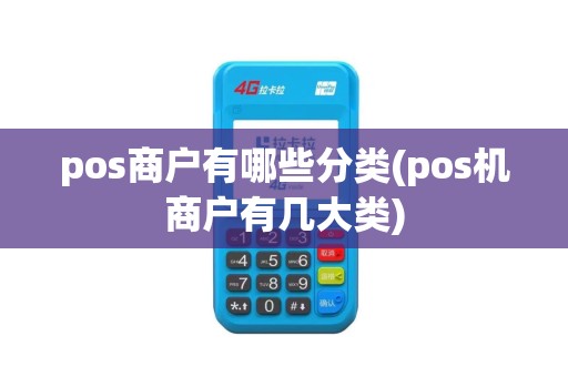 pos商户有哪些分类(pos机商户有几大类)