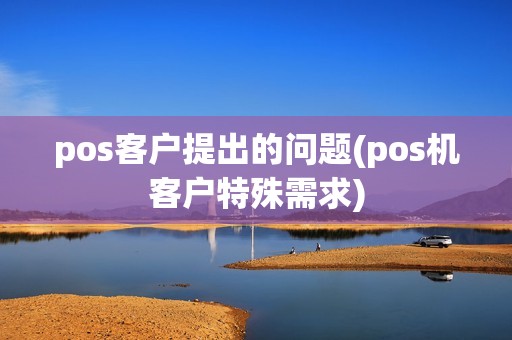 pos客户提出的问题(pos机客户特殊需求)