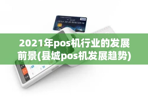 2021年pos机行业的发展前景(县城pos机发展趋势)