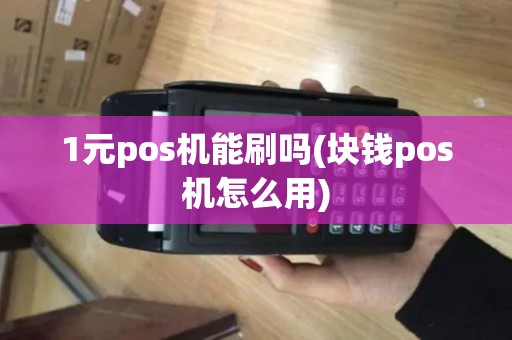 1元pos机能刷吗(块钱pos机怎么用) 1元pos机能刷吗(块钱pos机怎么用)