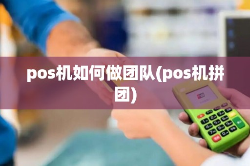 pos机如何做团队(pos机拼团)