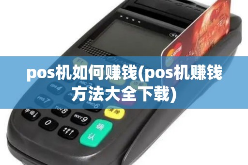pos机如何赚钱(pos机赚钱方法大全下载)