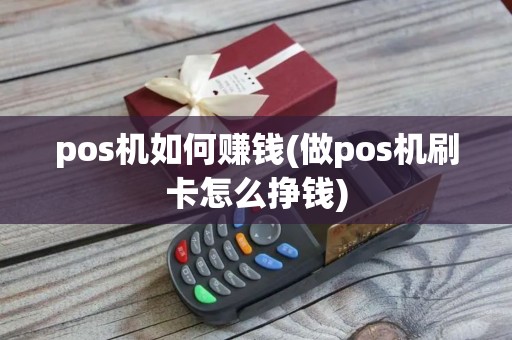 pos机如何赚钱(做pos机刷卡怎么挣钱)