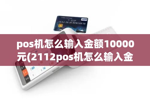 pos机怎么输入金额10000元(2112pos机怎么输入金额)
