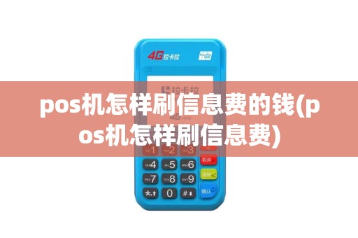 pos机怎样刷信息费的钱(pos机怎样刷信息费)