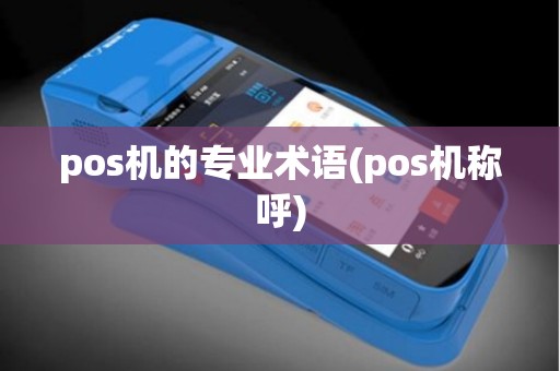pos机的专业术语(pos机称呼)