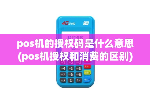 pos机的授权码是什么意思(pos机授权和消费的区别)