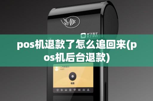 pos机退款了怎么追回来(pos机后台退款)
