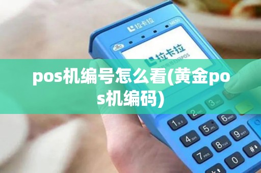 pos机编号怎么看(黄金pos机编码)