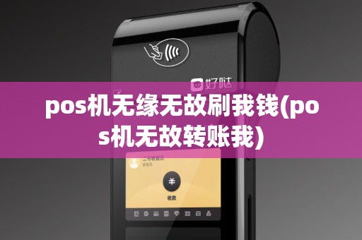 pos机无缘无故刷我钱(pos机无故转账我)