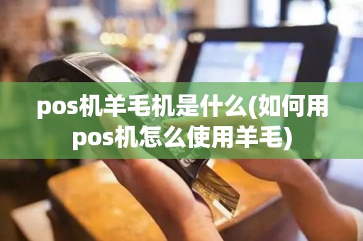 pos机羊毛机是什么(如何用pos机怎么使用羊毛)