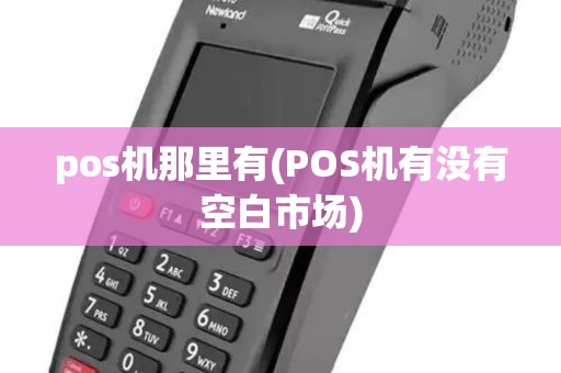 pos机那里有(POS机有没有空白市场)