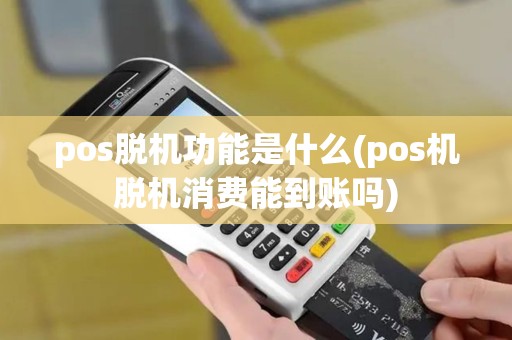 pos脱机功能是什么(pos机脱机消费能到账吗)