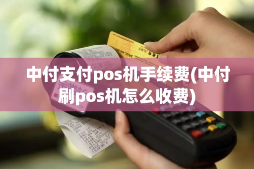中付支付pos机手续费(中付刷pos机怎么收费)