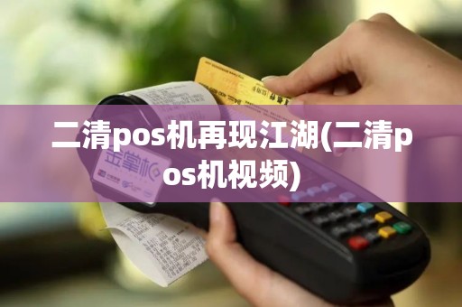 二清pos机再现江湖(二清pos机视频)