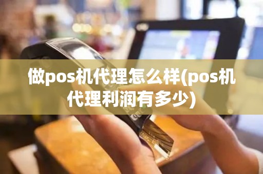 做pos机代理怎么样(pos机代理利润有多少)